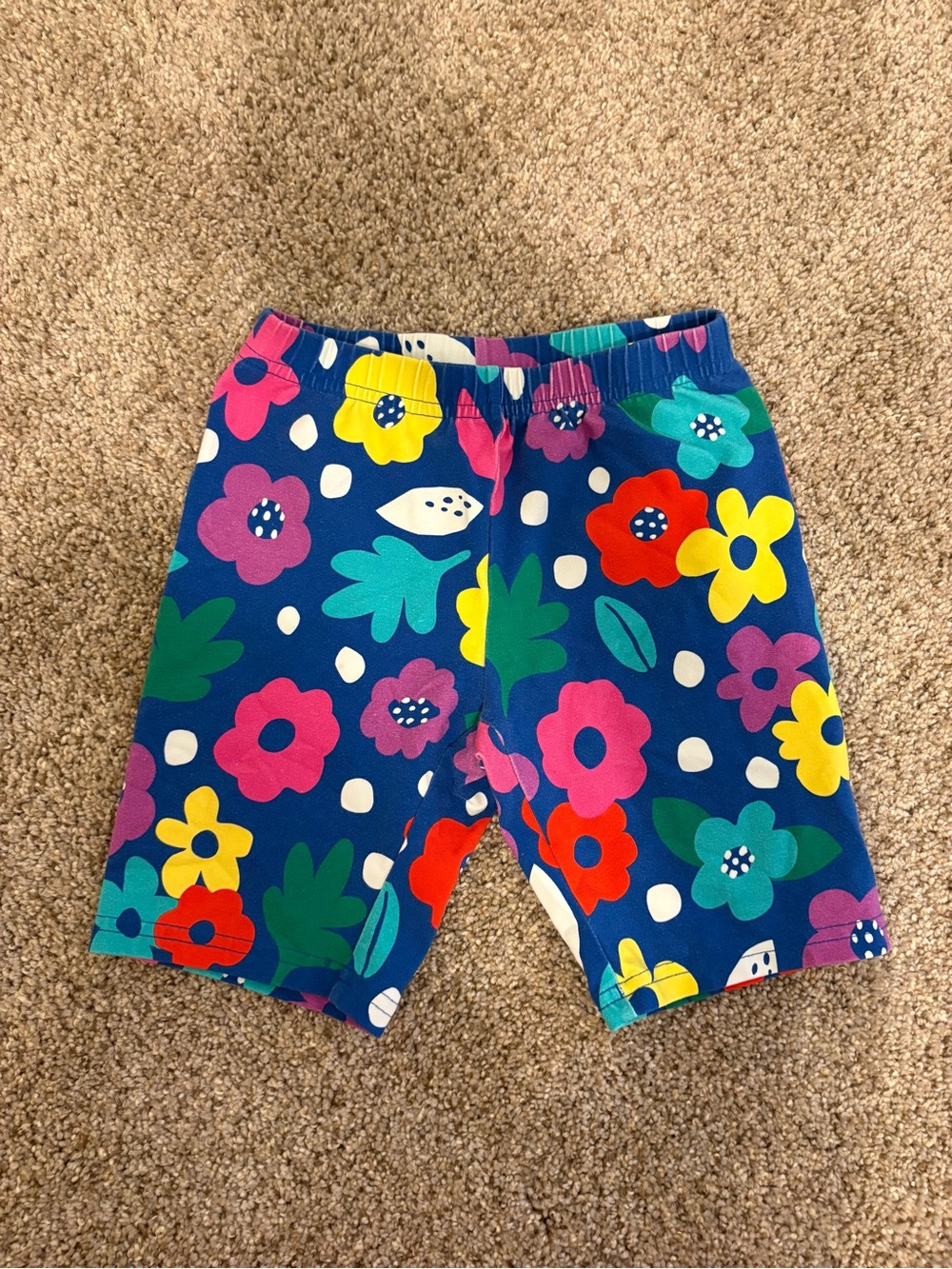 Hanna Andersson girls floral colorful biker shorts